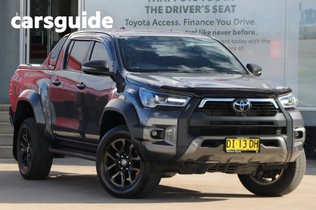 Grey 2023 Toyota Hilux Double Cab Pick Up Rogue (4X4) 6 Speaker