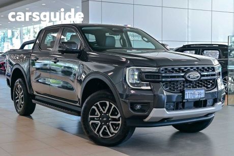 Grey 2024 Ford Ranger Double Cab Pick Up Sport 3.0 (4X4)