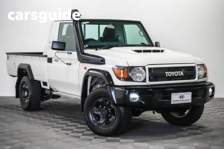 White 2021 Toyota Landcruiser 70 Series Cab Chassis GXL 70TH Anniversary Spec EDT