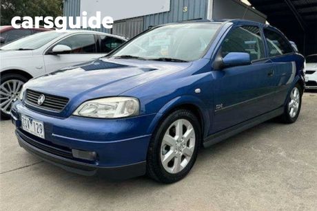 Blue 2002 Holden Astra Hatchback SRI
