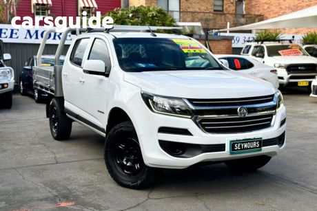 White 2017 Holden Colorado Ute Tray RG LS Cab Chassis Crew Cab 4dr Spts Auto 6sp 2.8DT MY17