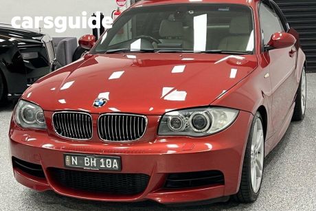 Red 2008 BMW 135I Coupe Sport