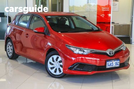Red 2016 Toyota Corolla Hatchback Ascent