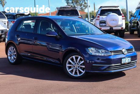 Blue 2019 Volkswagen Golf Hatchback 110 TSI Comfortline