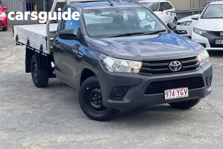 Grey 2018 Toyota Hilux Cab Chassis Workmate