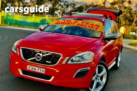 Red 2012 Volvo XC60 Wagon DZ D5 R-Design Wagon 4dr Geartronic 6sp AWD 2.4DTT