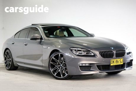 Grey 2017 BMW 640I Coupe Gran Coupe