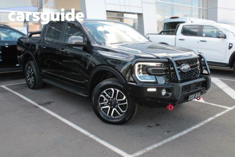 Black 2022 Ford Ranger Double Cab Pick Up Sport 3.0 (4X4)
