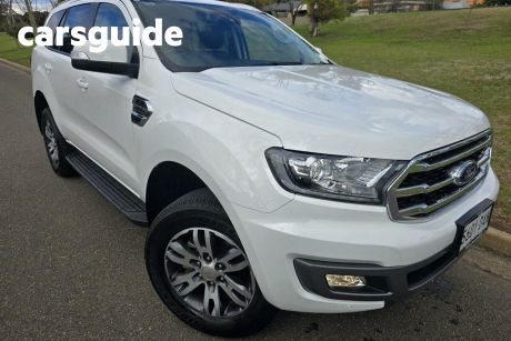 White 2019 Ford Everest Wagon Trend (rwd 7 Seat)