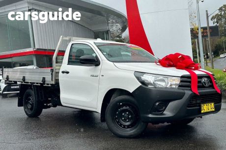 White 2021 Toyota Hilux Cab Chassis Workmate (4X2)