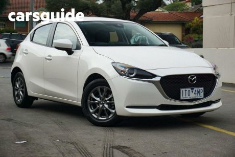 White 2021 Mazda 2 Hatchback G15 Pure