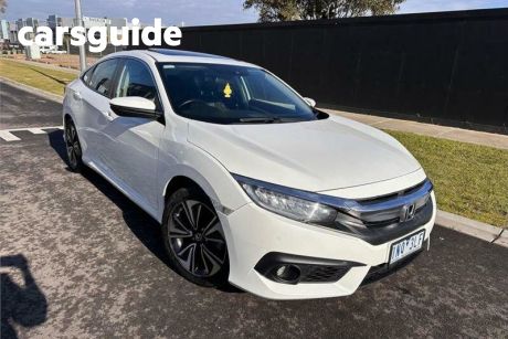 White 2018 Honda Civic Sedan VTI-LX