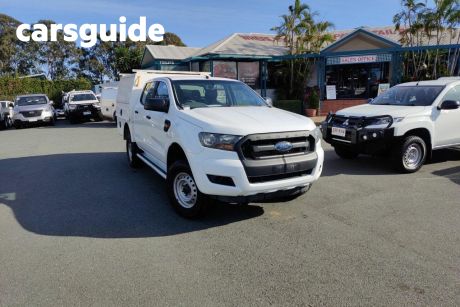 White 2018 Ford Ranger Crew Cab Chassis XL 3.2 (4X4)