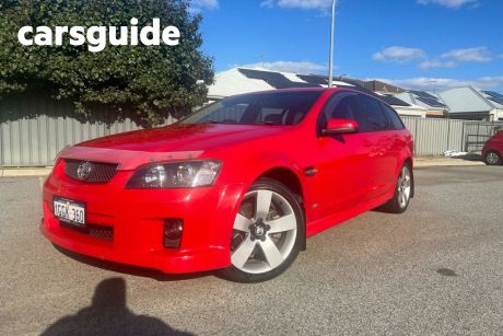 Red 2008 Holden Commodore Sportswagon SS-V