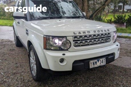 White 2011 Land Rover Discovery 4 Wagon 3.0 SDV6 HSE