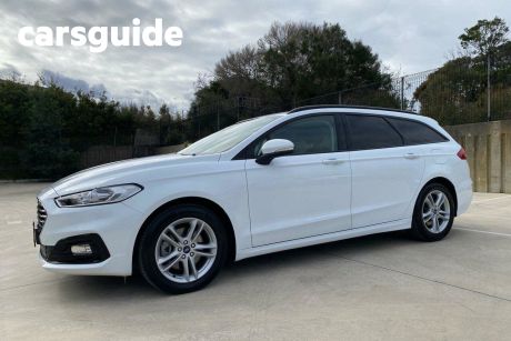 White 2019 Ford Mondeo Wagon Ambiente Tdci