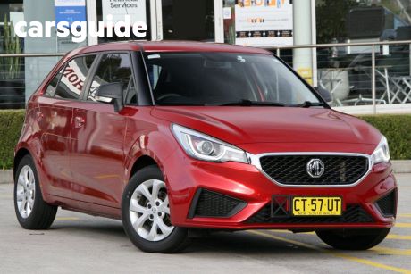 Red 2019 MG 3 Hatchback Core