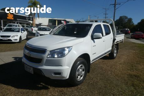 White 2012 Holden Colorado Crew Cab Chassis LX (4X4)