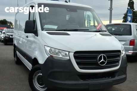 White 2019 Mercedes-Benz Sprinter Commercial 314CDI Low Roof MWB 9G-Tronic FWD