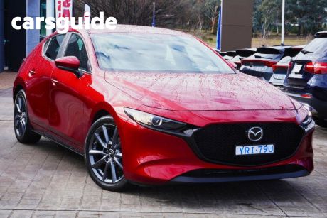 Red 2019 Mazda 3 Hatchback G20 Evolve