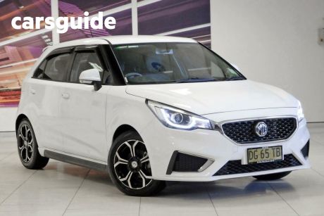 White 2023 MG MG3 Auto Hatchback Excite (with Navigation)