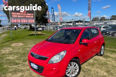 Red 2010 Hyundai I20 Hatchback Premium