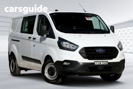 White 2022 Ford Transit Commercial 350L (Mid Roof)