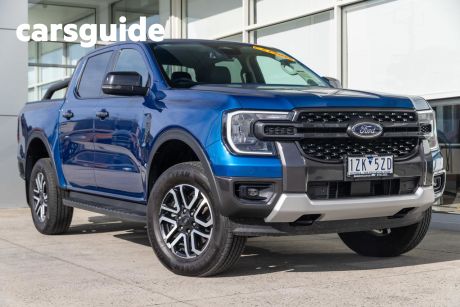 Blue 2024 Ford Ranger Double Cab Pick Up Sport 3.0 (4X4)