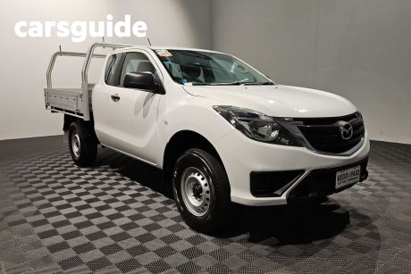 White 2019 Mazda BT-50 Freestyle Cab Chassis XT (4X2) (5YR)