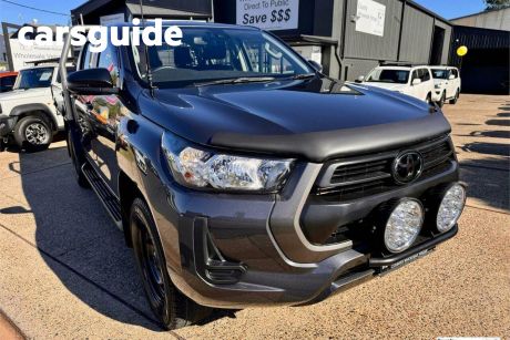 Grey 2022 Toyota Hilux Double Cab Chassis SR (4X4)