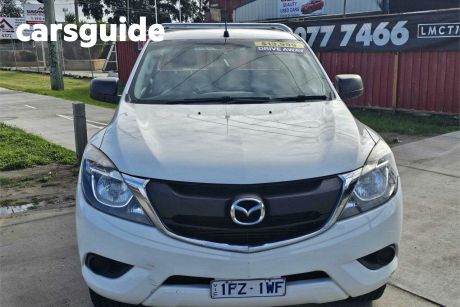 White 2016 Mazda BT-50 Freestyle Cab Chassis XT (4X2)
