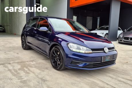 Blue 2018 Volkswagen Golf Hatchback 110 TSI Trendline