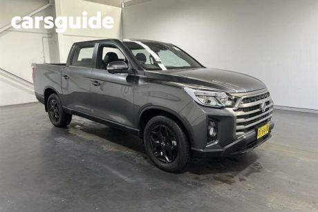 Grey 2023 Ssangyong Musso Crew Cab Pickup Ultimate