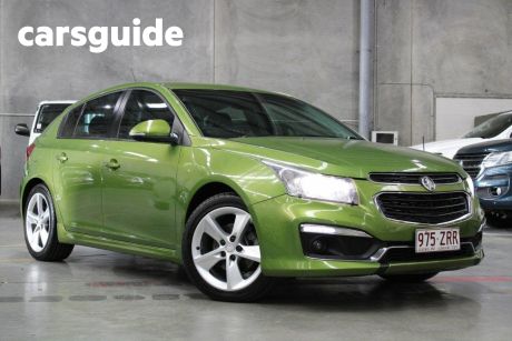 Green 2015 Holden Cruze Hatchback SRI V