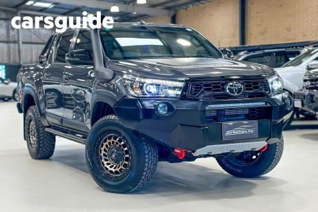Grey 2020 Toyota Hilux Double Cab Pick Up Rugged X (4X4)