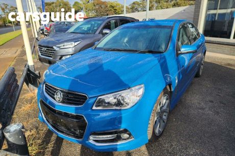 Blue 2015 Holden Commodore Sedan SS-V