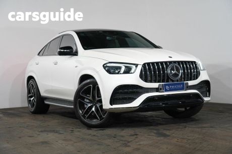 White 2020 Mercedes-Benz GLE53 Coupe 4Matic+ (hybrid)