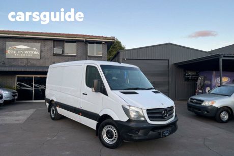 White 2015 Mercedes-Benz Sprinter Commercial 313 CDI MWB Low Roof RWD 3.55t