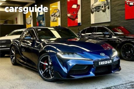 Blue 2019 Toyota Supra Coupe GT