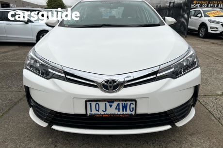 White 2019 Toyota Corolla Sedan SX