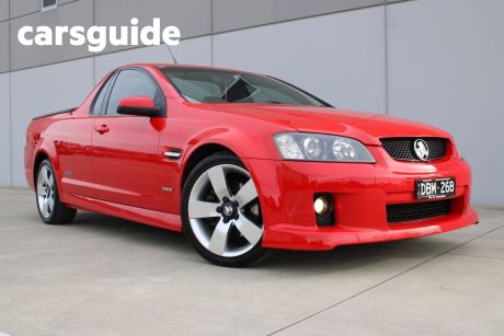 Red 2010 Holden Commodore Utility SS-V