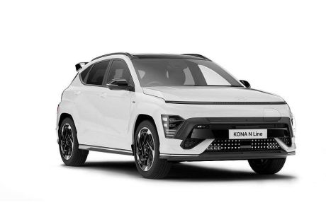 White 2024 Hyundai Kona Wagon Electric Premium N Line