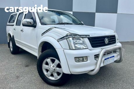 White 2006 Holden Rodeo Ute Tray RA LT Utility Crew Cab 4dr Auto 4sp 3.6i