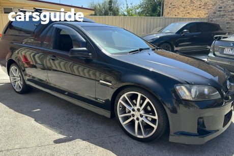 Black 2010 Holden Commodore Utility SS