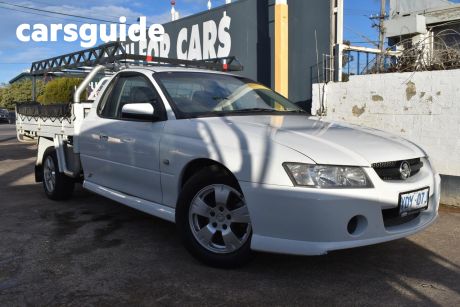 White 2005 Holden Commodore Cab Chassis ONE Tonner S