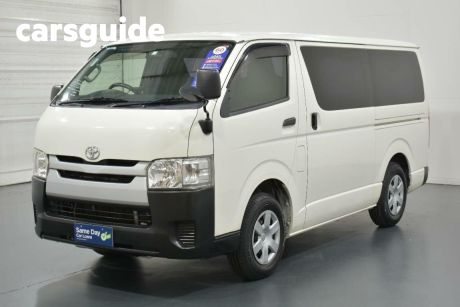 White 2014 Toyota Hiace Commercial 3.0L DIESEL 2WD 3 SEATER