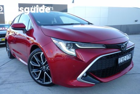 Red 2022 Toyota Corolla Hatchback ZR TWO Tone Option