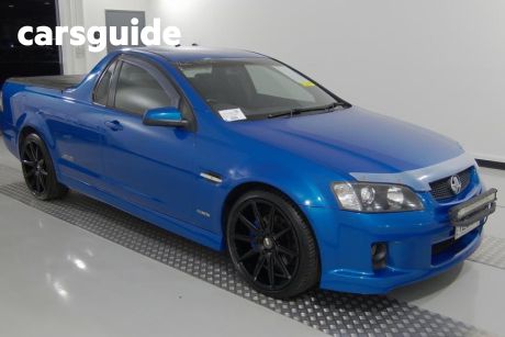 Blue 2010 Holden Commodore Utility SS-V