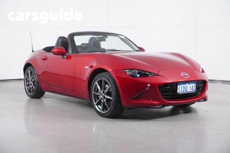 Red 2016 Mazda MX-5 Convertible Roadster GT