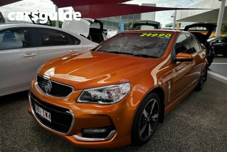 Orange 2017 Holden Commodore Sedan SV6